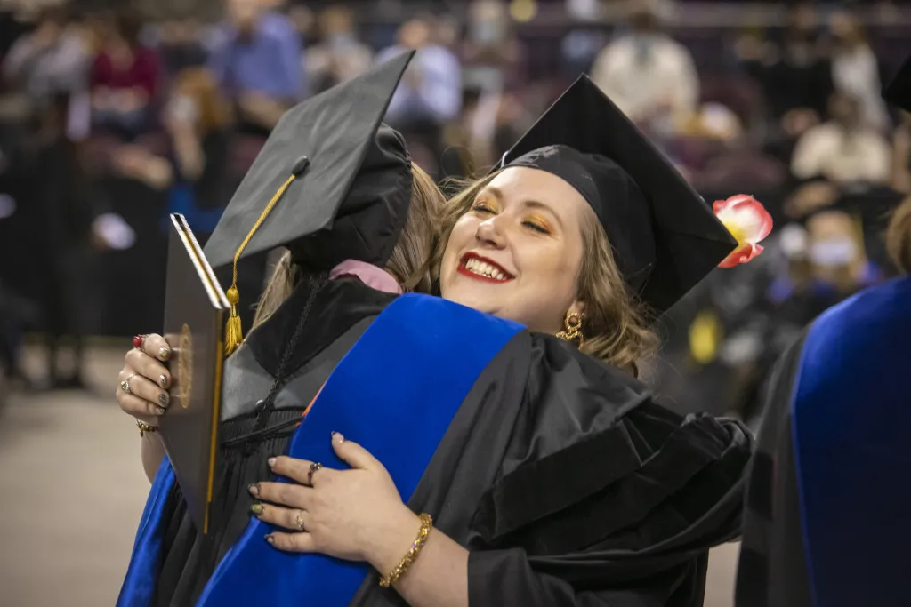 Students at Commencement Ceremony